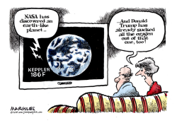 NASA DISCOVERS EARTH LIKE PLANET  by Jimmy Margulies