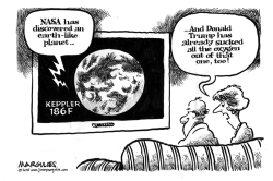 NASA DISCOVERS EARTH LIKE PLANET by Jimmy Margulies