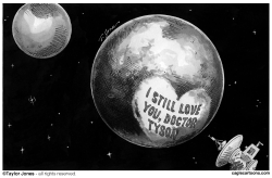 MESSAGE FROM PLUTO by Taylor Jones