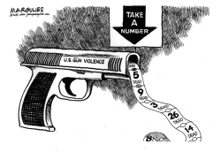 US GUN VIOLENCE by Jimmy Margulies