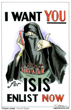 ISIS RECRUITMENT POSTER - FOR HER  by Taylor Jones
