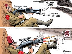 TURKEY FIGHTS ISIS by Paresh Nath