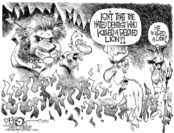 CECIL THE LION by John Darkow