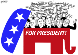 REPUBLICAN CANDIDATES by Rainer Hachfeld