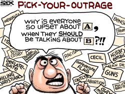 OUTRAGE OF THE DAY  by Steve Sack