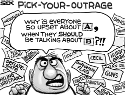 OUTRAGE OF THE DAY by Steve Sack