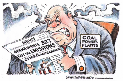 EMISSIONS CUTS AND COAL by Dave Granlund