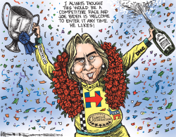 COMPETITIVE RACE by Kevin Siers