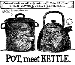 POT AND KETTLE by Steve Nease