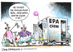 TOXIC RIVER AND EPA by Dave Granlund