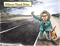 HILLARYS THUMB DRIVE by Kevin Siers