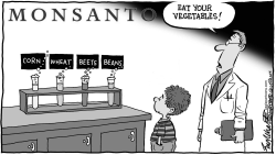 MONSANTO GMOS by Bob Englehart