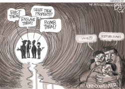 GOP IMMIGRANT SOLUTION  by Pat Bagley