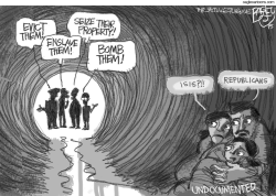 GOP IMMIGRANT SOLUTION  by Pat Bagley