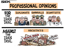 Iran Opinions  by Steve Sack