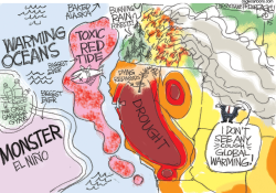 Burning West  by Pat Bagley