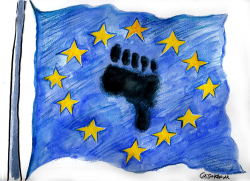 NEW EU FLAG by Christo Komarnitski