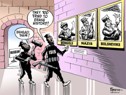 ISIS DESTROYS HISTORY by Paresh Nath