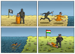 REFUGEES IN HUNGARY by Marian Kamensky