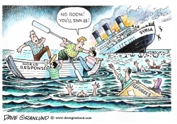 SYRIAN REFUGEES by Dave Granlund