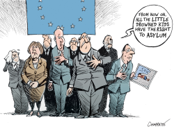 EUROPE MOVED BY AYLAN'S DEATH	  by Patrick Chappatte