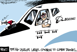 BOEING VS DRONES by Milt Priggee