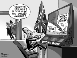 BRITISH STRIKE IN SYRIA by Paresh Nath