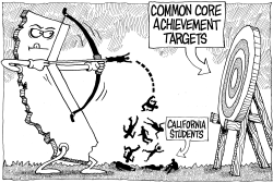 LOCAL-CA CALIFORNIA STUDENTS FALL SHORT ON TESTS by Monte Wolverton