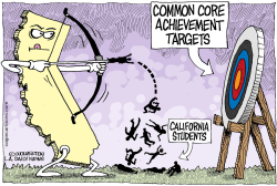 LOCAL-CA STUDENTS FALL SHORT ON TESTS  by Monte Wolverton