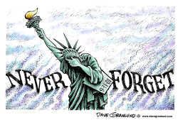 SEPTEMBER 11 NEVER FORGET by Dave Granlund