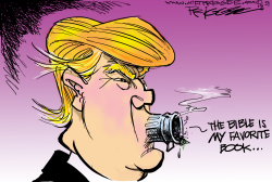 THE DONALD'S VERSION by Milt Priggee