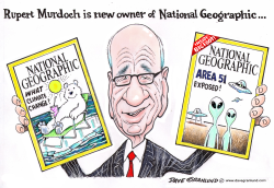 MURDOCH BUYS NATIONAL GEOGRAPHIC by Dave Granlund