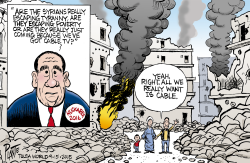 HUCKABEE AND REFUGEES by Bruce Plante