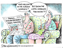 HOMELESS  by Dave Granlund