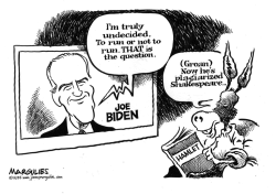 BIDEN UNDECIDED ABOUT RUNNING by Jimmy Margulies