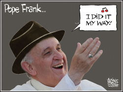 POPE FRANCIS by Terry Mosher
