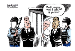 SECURITY FOR POPE FRANCIS VISIT COLOR by Jimmy Margulies