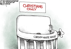 BEN CARSON'S ANTI-MUSLIM STANCE by Jeff Darcy