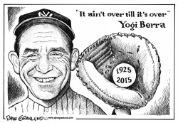 Yogi Berra tribute by Dave Granlund