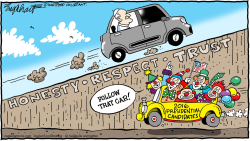 POPE FRANCIS IN USA by Bob Englehart