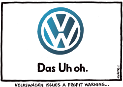 VOLKSWAGEN ISSUES A PROFIT WARNING by Ingrid Rice