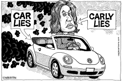 CARLY LIES CAR LIES by Monte Wolverton