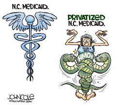 LOCAL NC  PRIVATIZED MEDICAID  by John Cole