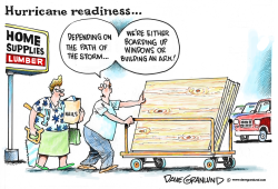 Hurricane readiness by Dave Granlund