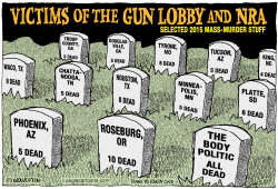 NRA AND GUN LOBBY VICTIMS  by Monte Wolverton