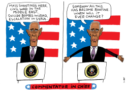 COMMENTATOR IN CHIEF by Schot