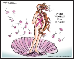 BREAST CANCER AWARENESS EVERY WOMAN IS A CLASSIC  by J.D. Crowe