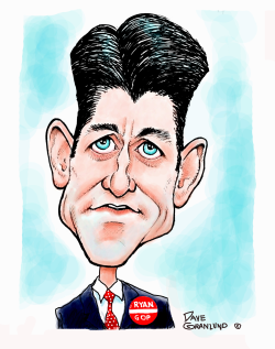 PAUL RYAN CARICATURE by Dave Granlund