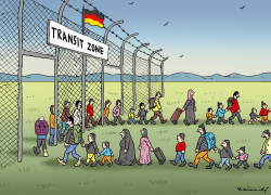TRANSIT ZONE IN GERMANY by Marian Kamensky