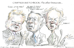 CAMPAIGN SKETCHBOOK - THE OTHER DEMOCRATS -  by Taylor Jones
